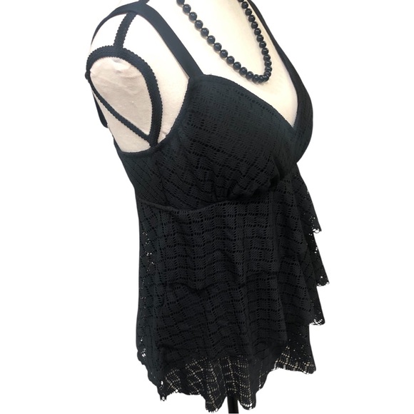 ☀️⛱️Bal Harbour Tiered Fauxkini One-Piece Swimsuit🐚🏖️ - Picture 5 of 11